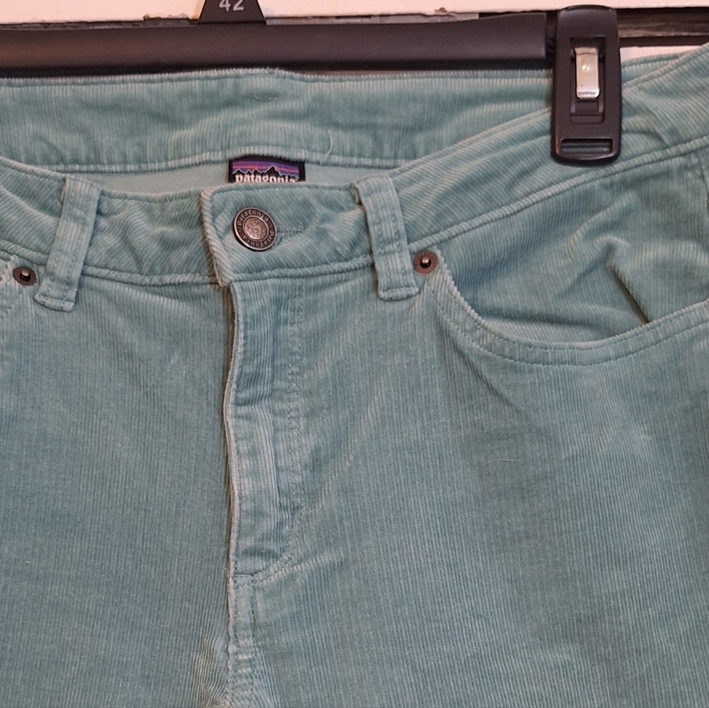 Patagonia Light Teal Organic Corduroy Jeans Sz 29 *C3 - Picture 3 of 5